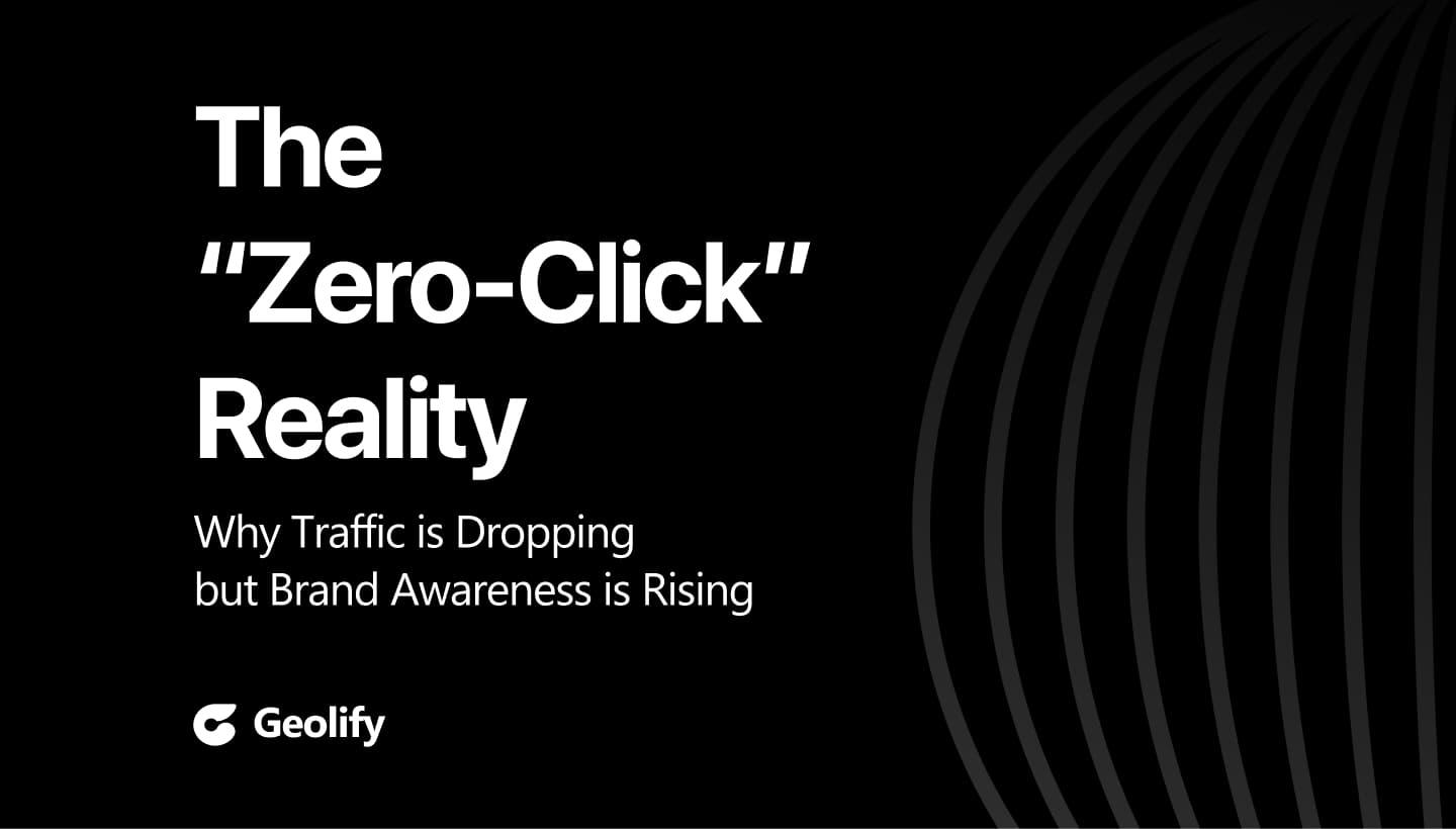 (image)The "Zero-Click" Reality: Why Traffic is Dropping but Brand Awareness is Rising