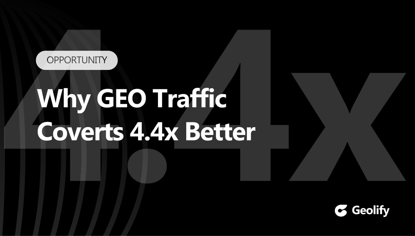 The AI Search Conversion Opportunity: Why GEO Traffic Converts 4.4x Better Than Traditional Organic