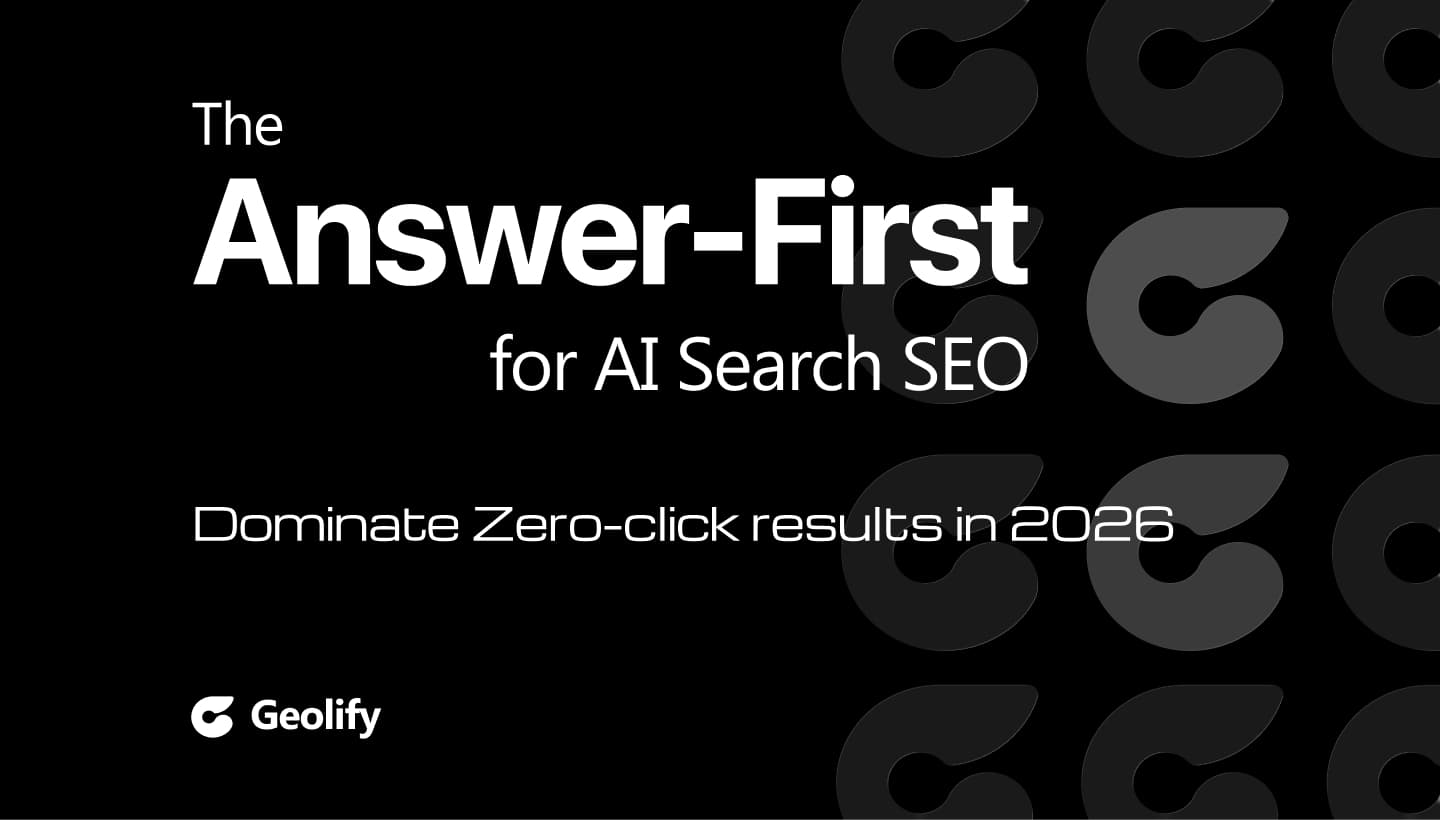 Answer‑First Writing for AI Search SEO: Dominate Zero‑Click Results in 2026